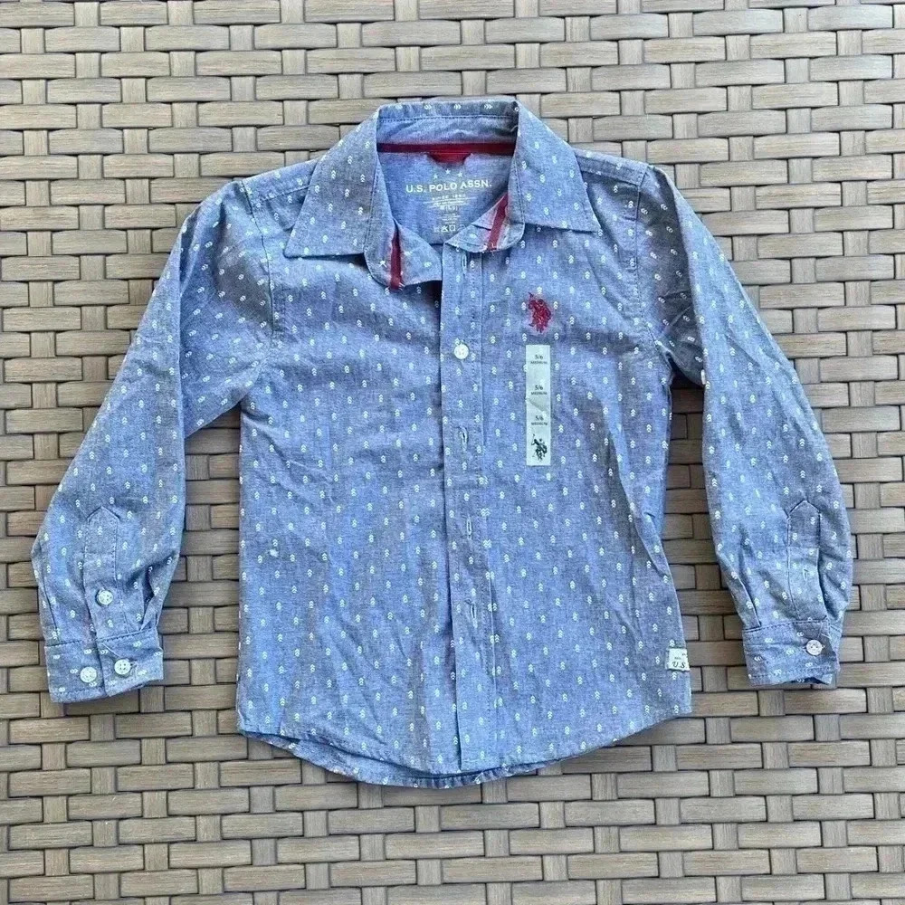 U.S. Polo Assn. NWT Boys Button‎ Down LS Shirt